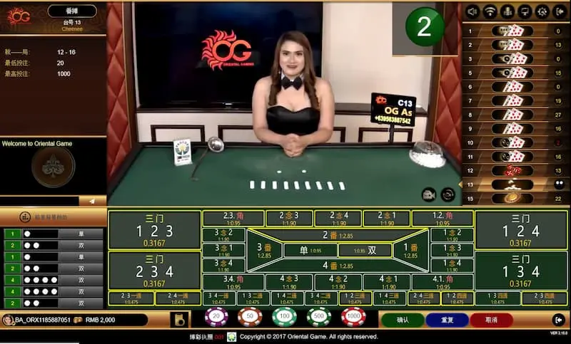 Luật chơi Fantan Casino 888to chi tiết